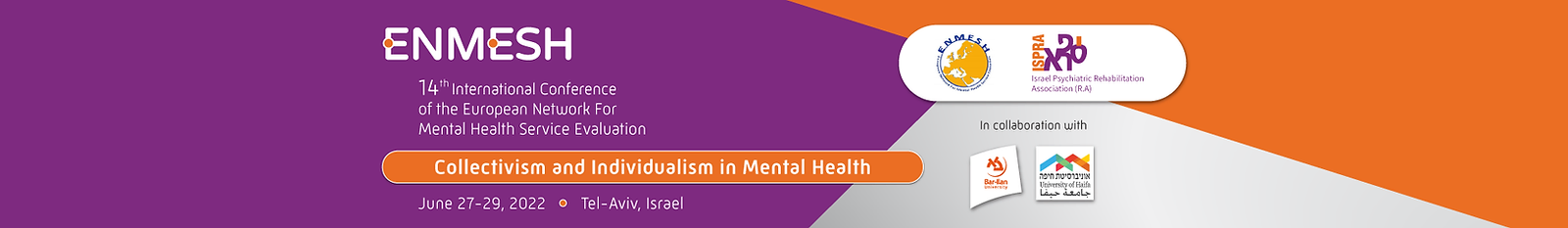 European Network for Mental Health Service Evaluation (ENMESH2022)